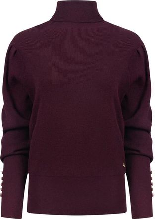 Nukus Nukus - Silvi Pullover Plain - Dames - Truien - Paars - Maat: 2XL Nylon
