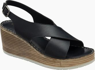 Ravel Womens Branton Womens Wedge Sandals - Navy - Size: 6