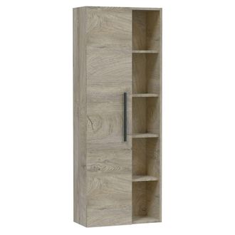 HOMN Armario de ba&ntilde;o 1 puerta 5 huecos, 135 cm