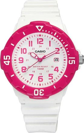 Casio Waterproof Pink/White Analog LRW-200H-4B