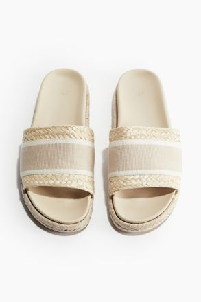 H&M Espadrille-Pantoletten - Beige
