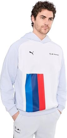 Puma BMW M Motorsport Hoodie Mens Sweatshirt Silver Mist : 2XL, Cotton/Polyester