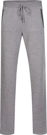Billionaire Boys Club Gebreide joggingbroek -T Crest - Heren - Sweatpants - Grijs - XS - Wol - Broeken