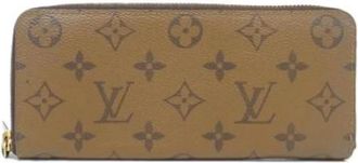 Louis Vuitton Pre-owned Lange portemonnee (bi-fold) - unisex - Vintage Accessoires - Bruin - ONE Size - Vintage