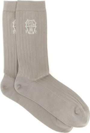 Brunello Cucinelli Socks - Heren - Sokken - Grijs - S - Ondergoed