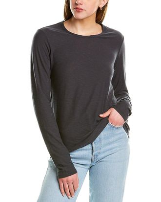 James Perse Crew Neck Long Sleeve T-Shirt