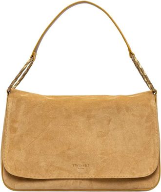 Twinset Dames, Tassen, Geel, Maat: ONE Size Su&egrave;de