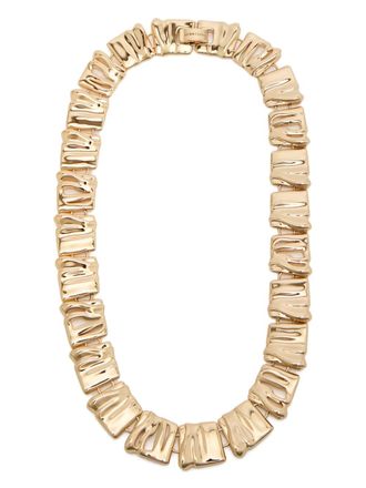 JENNY BIRD Sundra sculptural necklace - Goud