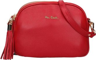 Pierre Cardin Schoudertas - Dames - Schoudertassen - Rood - ONE Size - Leer - Tassen
