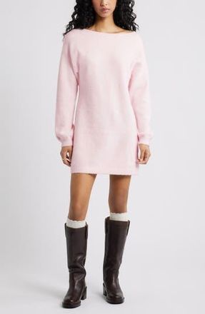 BP. Sweater Minidress in Pink Primrose at Nordstrom Rack, Size Xx-Small