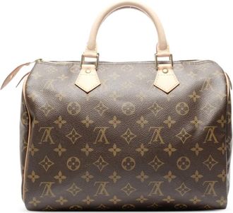 Louis Vuitton 2003 30 Speedy monogram tote bag - Bruin