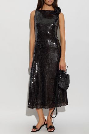 Rotate Sequin Dress, Womens, Brown