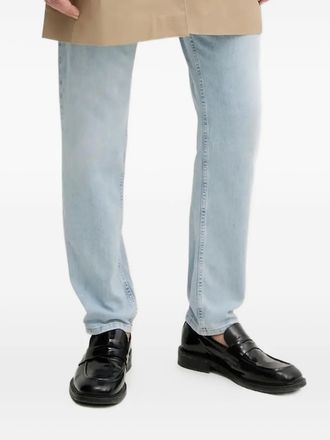 BOSS logo-plaque jeans - men - Cotton - 32/34 - Blue