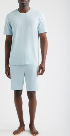 Nordstrom Cooling Short Pajamas in Blue Winter at Nordstrom, Size X-Small