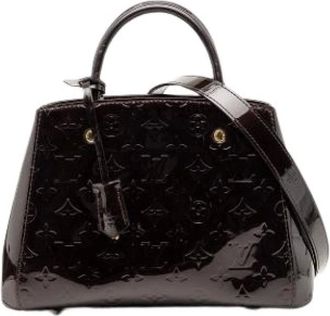 Louis Vuitton Pre-owned Handbags, female, Purple, Size: ONE SIZE Pre-owned Montaigne BB