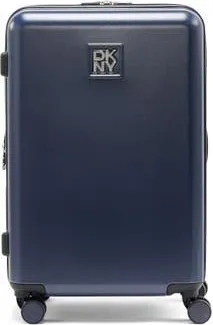 DKNY Expandable Hardshell 25 Lightweight Checked Suitcase With Spinner Wheels in Navy at Nordstrom, Size Medium