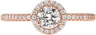 Michael Kors Pav&eacute; Halo Ring - Dames - Ringen - Geel - 48 MM - Accessoires