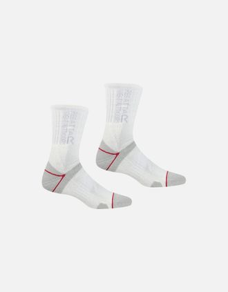 Regatta Womens Regatta Womens/Ladies Blister Protection II Boot Socks - White/White - Size: 6/6.5/7/7.5/8