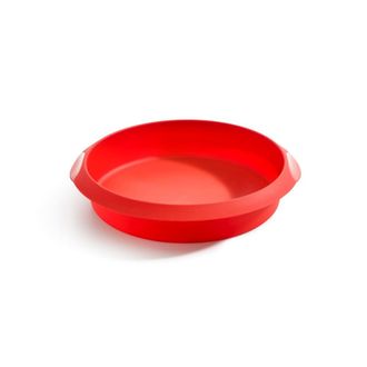 Lékué Molde redondo de silicona rojo D20