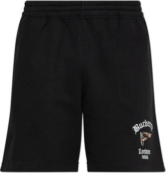 Burberry Korte Broeken, Heren, Zwart, XL, Katoen, Rick Shorts