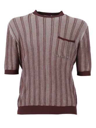 Ballantyne Vertical Stripe Ribbed Top