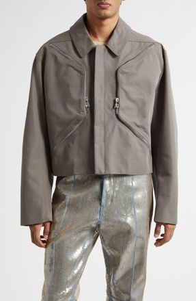 Rick Owens Heizer Jacket in Dust at Nordstrom, Size 42 Us