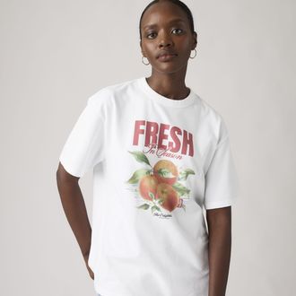 Levi's Graphic Tabor Tee - Womens - XS - White