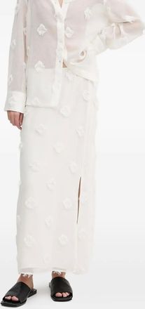 Samsøe & Samsøe Gonna con nappa - Bianco