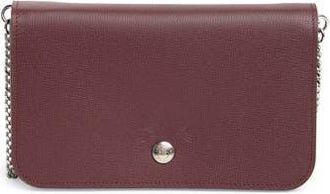 Longchamp Le Pliage Neo Wallet on a Chain in Grape at Nordstrom Rack
