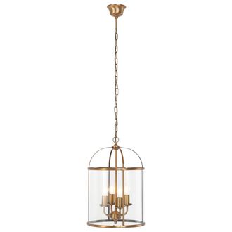 Steinhauer Steinhauer - L&aacute;mpara Colgante - Pimpernel - Bronce - Vidrio Metal