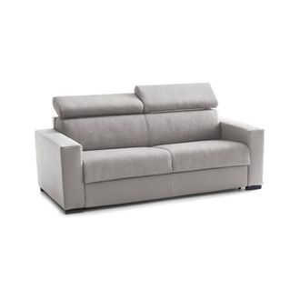 Dmora Sofa Cama Daaneb, Gran Sof&aacute; De 2 Plazas, 100% Made In Italy, Sof&aacute; De Sal&oacute;n Con Apertura Giratoria, Con Reposacabezas Ajustables Y Reposabrazos Delgado