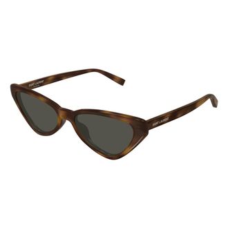 Saint Laurent SL 944 Zonnebril - Dames - Accessoires - Bruin - Maat: 54 MM Nylon