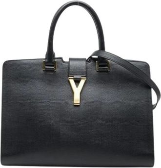 Saint Laurent Pre-owned Handbags, female, Black, Size: ONE SIZE Pre-owned Vintage Shoulder Bag