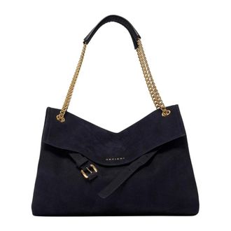 Orciani Venus Nabucco Midi Schoudertas - Dames - Schoudertassen - Zwart - ONE Size - Tassen