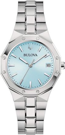 Bulova Achthoekige Dame - Dames - Horloges - Grijs - ONE Size - Accessoires
