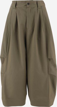 Niccol&ograve; Pasqualetti oversized katoenen broek