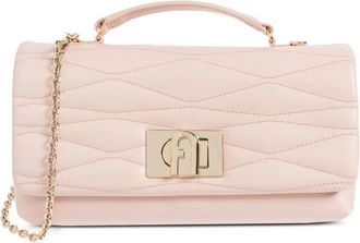 Furla 1927 kleine gewatteerde shopper met kettingbandje - Roze