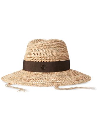 Maison Michel Fedora hoed - Beige