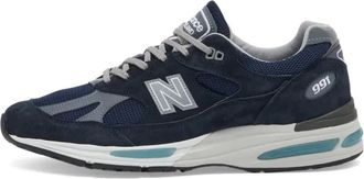 New Balance U991Nv 2 Made in England - Heren - Fitnessschoenen - Blauw - 40 1/2 EU - Leer - Fitness