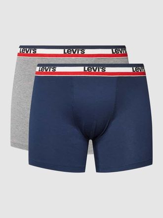 Levi's Trunks mit elastischem Logo-Bund in Blau, Gr&ouml;&szlig;e S