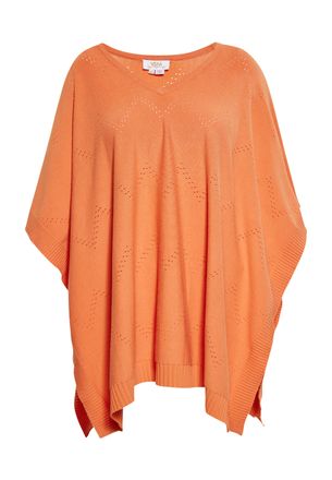 Usha Poncho Dames abrikoos
