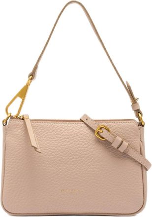 Gianni Chiarini Textured Leather Brooke Bag With Zip Closure And Removable Handle