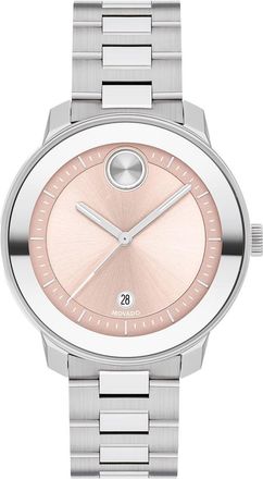 Movado Womens Bold Pink Dial Watch