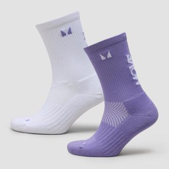 MyProtein Calcetines para correr Move Club de MP (paquete de 2) - Uva empolvado - UK 6-8