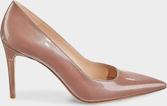 Stuart Weitzman Stuart Power 85MM Patent Leather Pumps