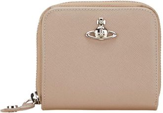 Vivienne Westwood Beige Leather Wallet (Bi-Fold) (Pre-Owned)