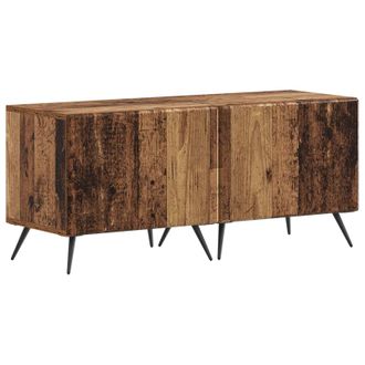 vidaXL Mueble De Tv Madera Envejecida Madera De Ingenier&iacute;a Vidaxl
