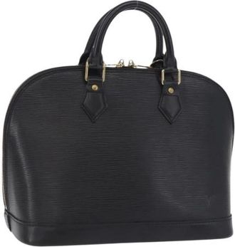Louis Vuitton Tweedehands leren Louis Vuitton tassen - Dames - Vintage Handtas - Zwart - ONE Size - Vintage