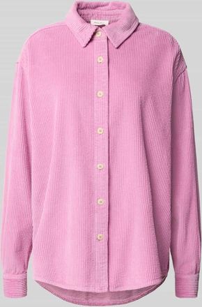 American Vintage American Vintage Relaxed Fit Hemdbluse aus Cord Modell PADOW in Rose, Größe XS/S
