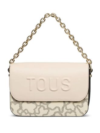 Tous Kaos Icon embossed-logo chain-strap cross-body bag - women - Eco Leather - One Size - Neutrals